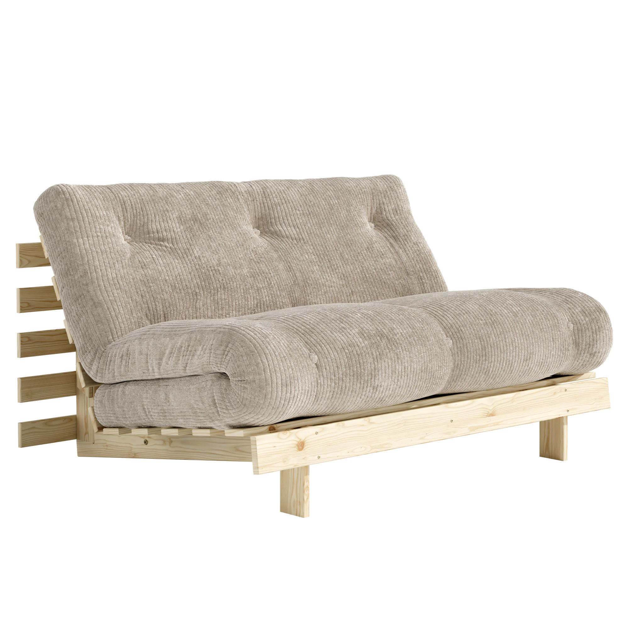 Karup Roots B&auml;ddsoffa 140x200 Cm - B&auml;ddsoffor Furu Soft Cream