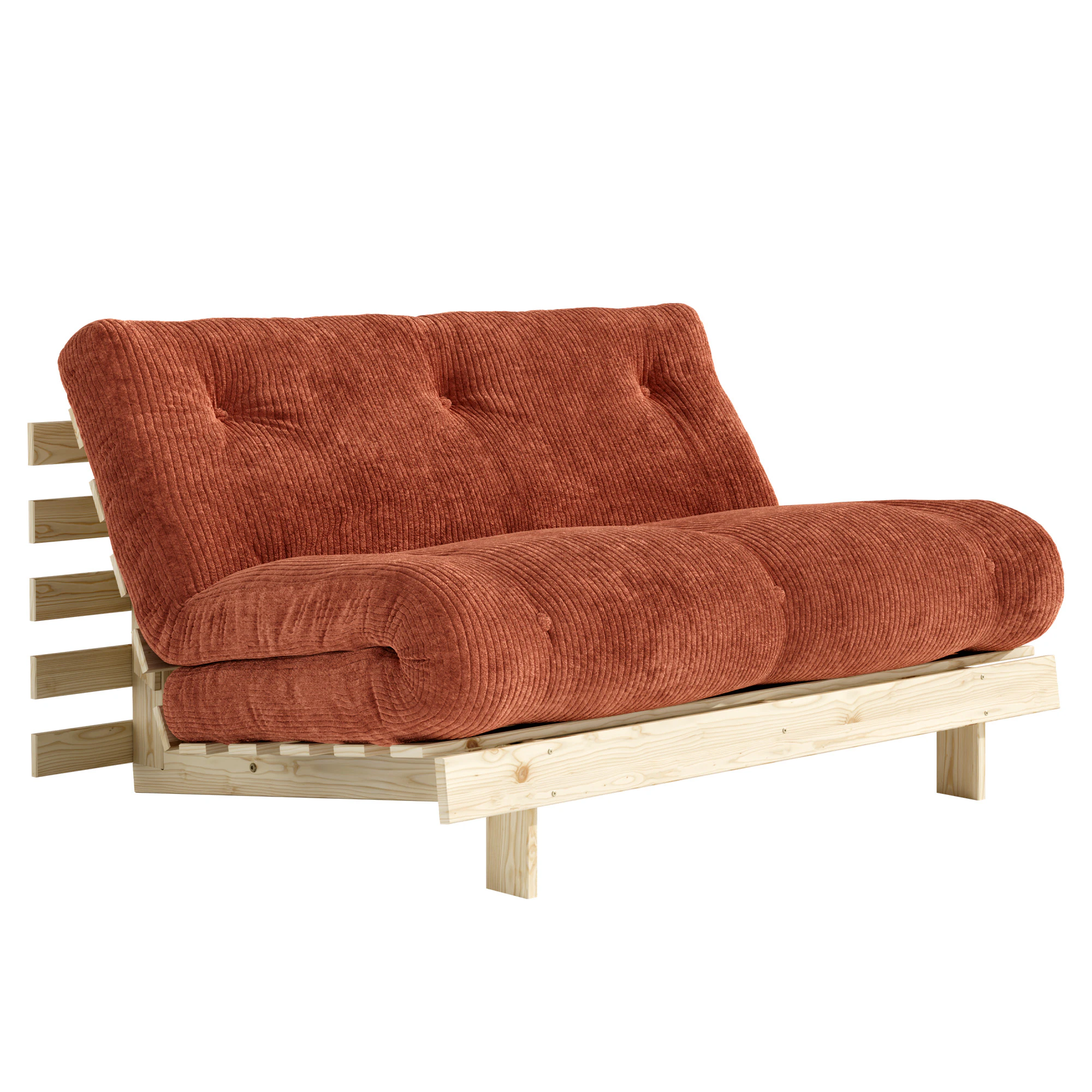 Karup Roots B&auml;ddsoffa 140x200 Cm - B&auml;ddsoffor Furu Retro Orange