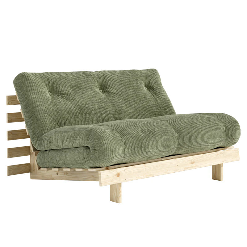 Roots Bäddsoffa 140x200 cm, Khaki Green