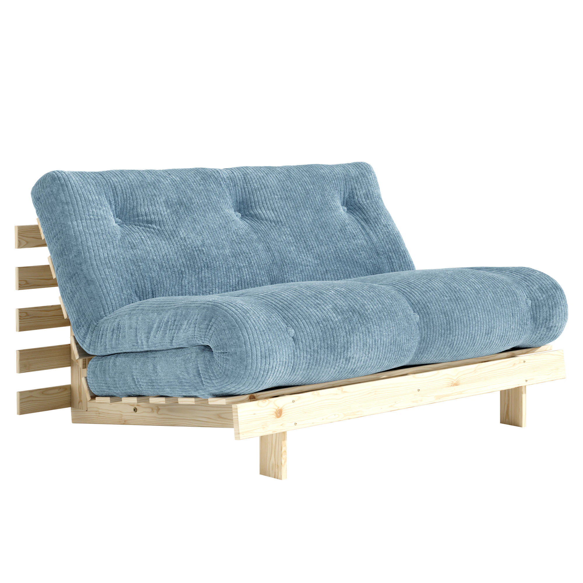 Karup Roots B&auml;ddsoffa 140x200 Cm - B&auml;ddsoffor Furu Hazy Blue
