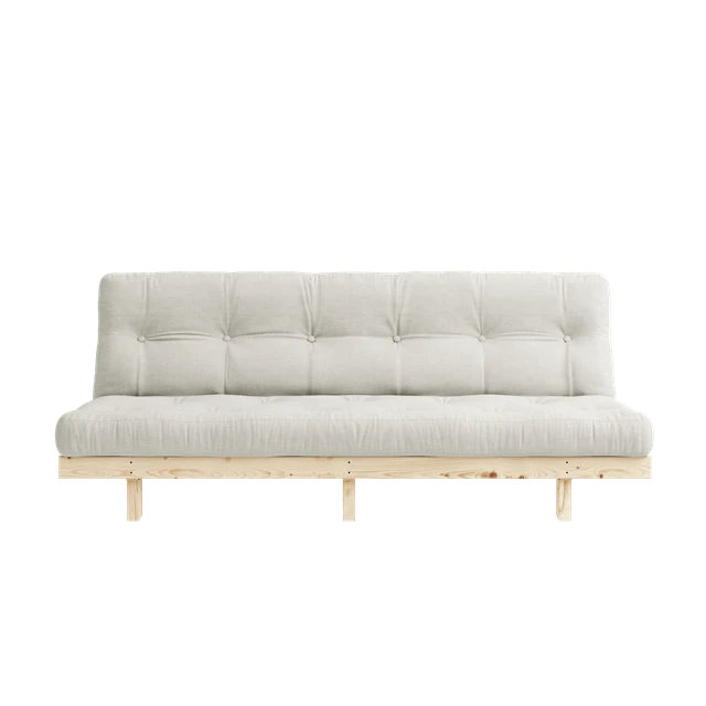 Karup Lean B&auml;ddsoffa Med 5-lagers Madrass 130x190 Natur/raw - Modulsoffor Bomull Natural
