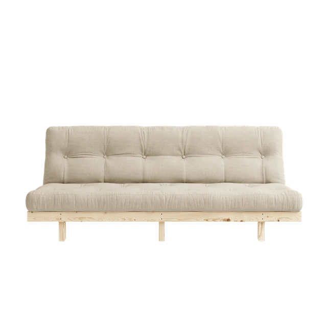 Karup Lean B&auml;ddsoffa Med 5-lagers Madrass 130x190 /raw - Modulsoffor Bomull Beige
