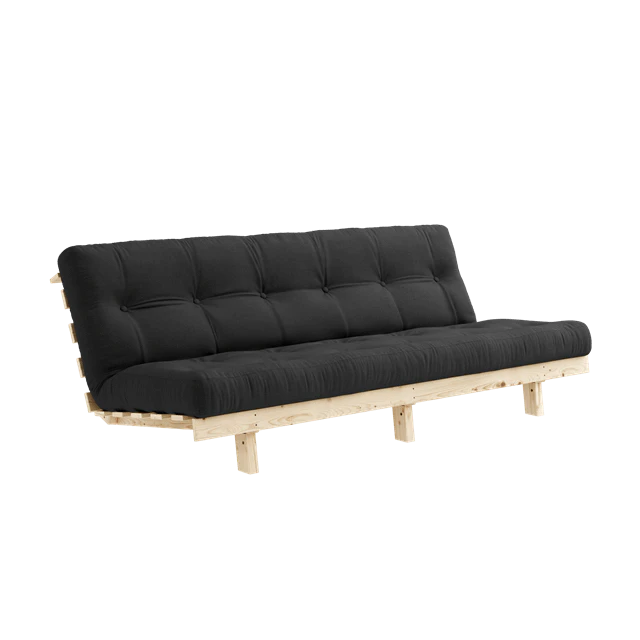 Karup Lean B&auml;ddsoffa Med Alpha Madrass 130x200 /raw - Modulsoffor Bomull M&ouml;rkgr&aring;