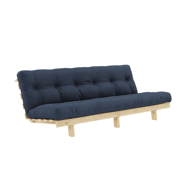 Karup Lean B&auml;ddsoffa Med Alpha Madrass 130x200 /raw - Modulsoffor Bomull Marinbl&aring;