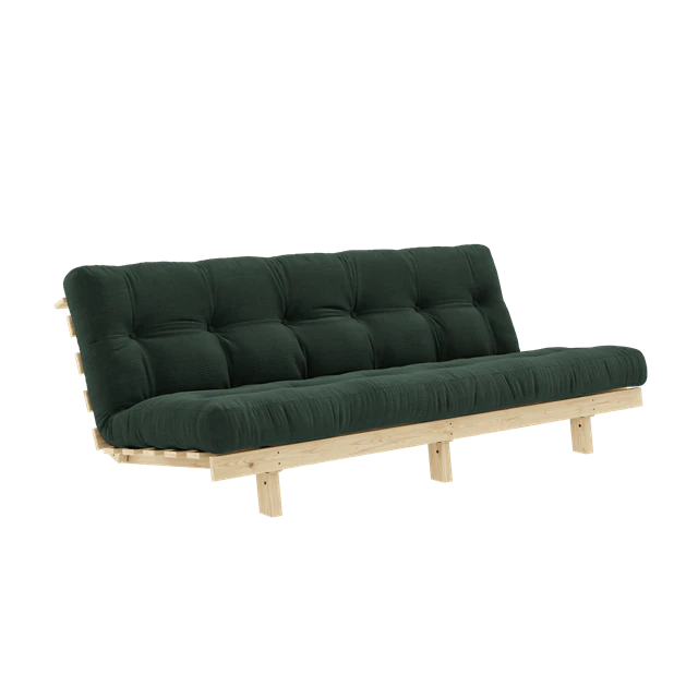Karup Lean B&auml;ddsoffa Med Alpha Madrass 130x200 Alger/raw - Modulsoffor Bomull Pine