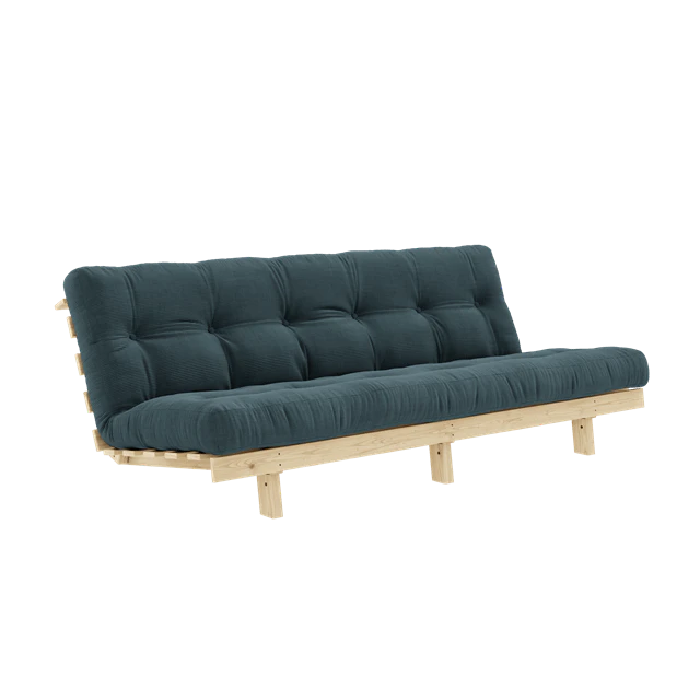 Karup Lean B&auml;ddsoffa Med Alpha Madrass 130x200 Ljusbl&aring;/raw - Modulsoffor Bomull Pale Blue