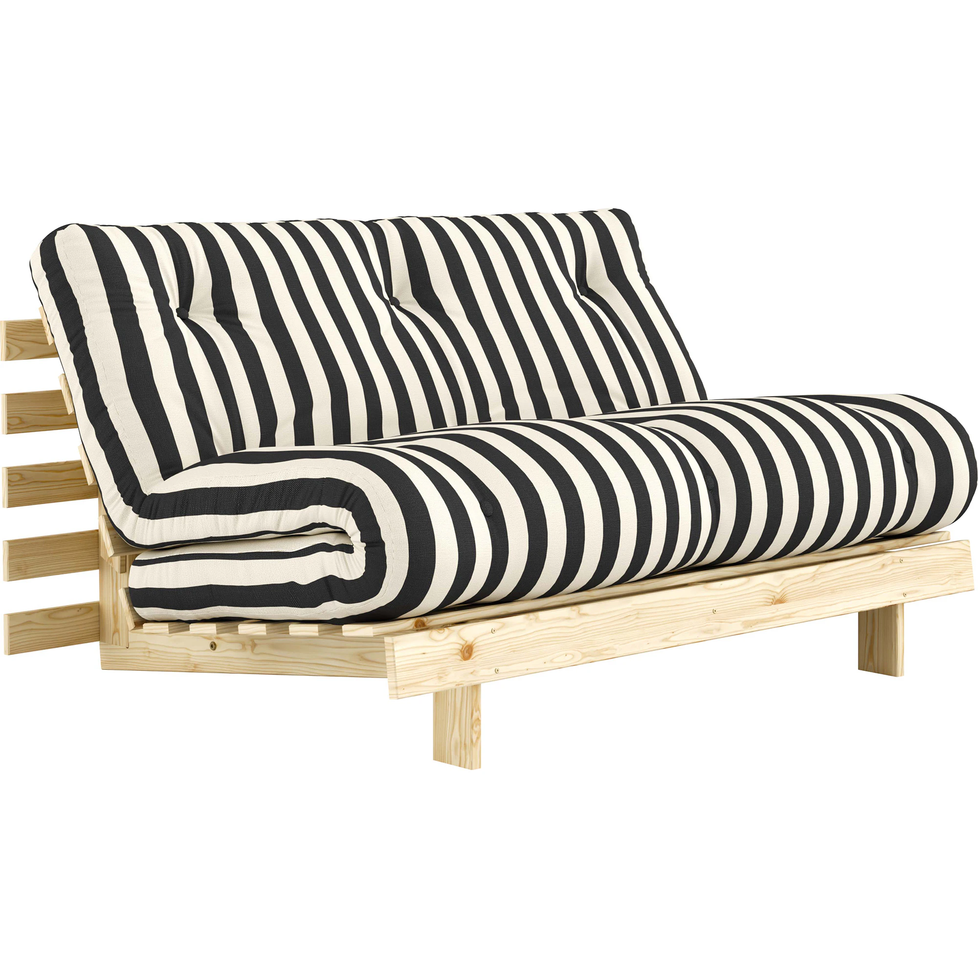 Karup Roots B&auml;ddsoffa 140x200 Cm / Vit - B&auml;ddsoffor Furu Svart