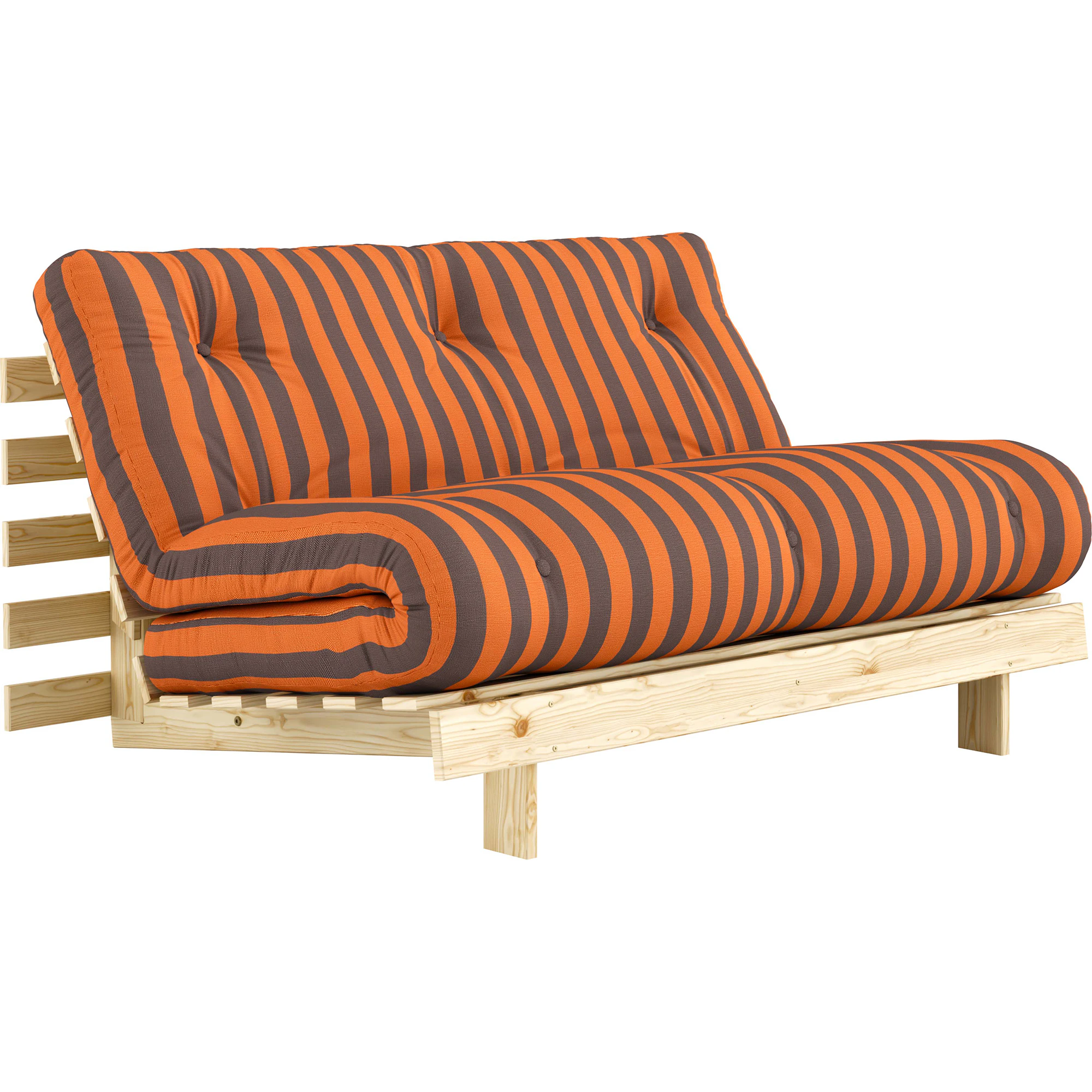 Karup Roots B&auml;ddsoffa 140x200 Cm Orange / - B&auml;ddsoffor Furu Brun