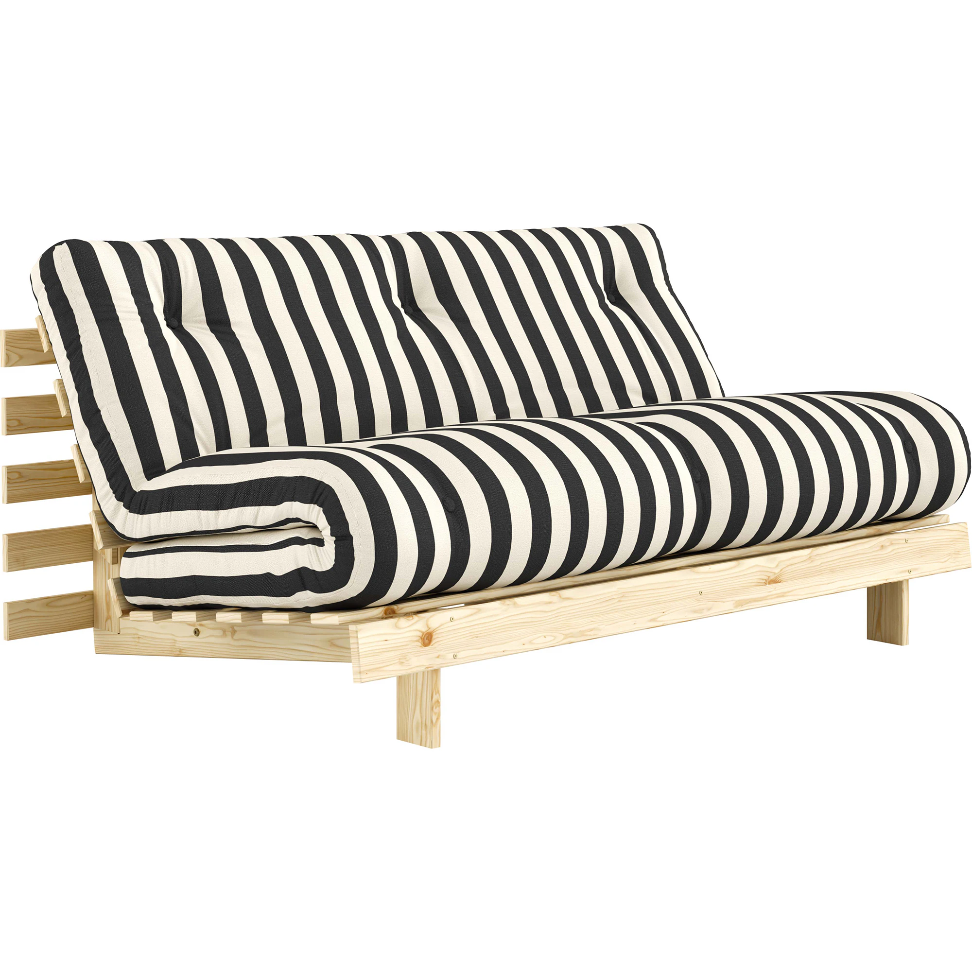 Karup Roots B&auml;ddsoffa 160x200 Cm / Vit - B&auml;ddsoffor Furu Svart