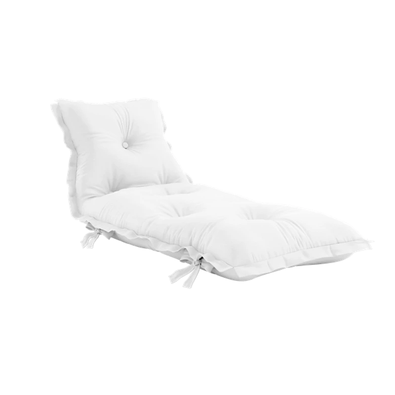 Sitt- och Sovfåtölj Bädd Utomhus 401 Vit