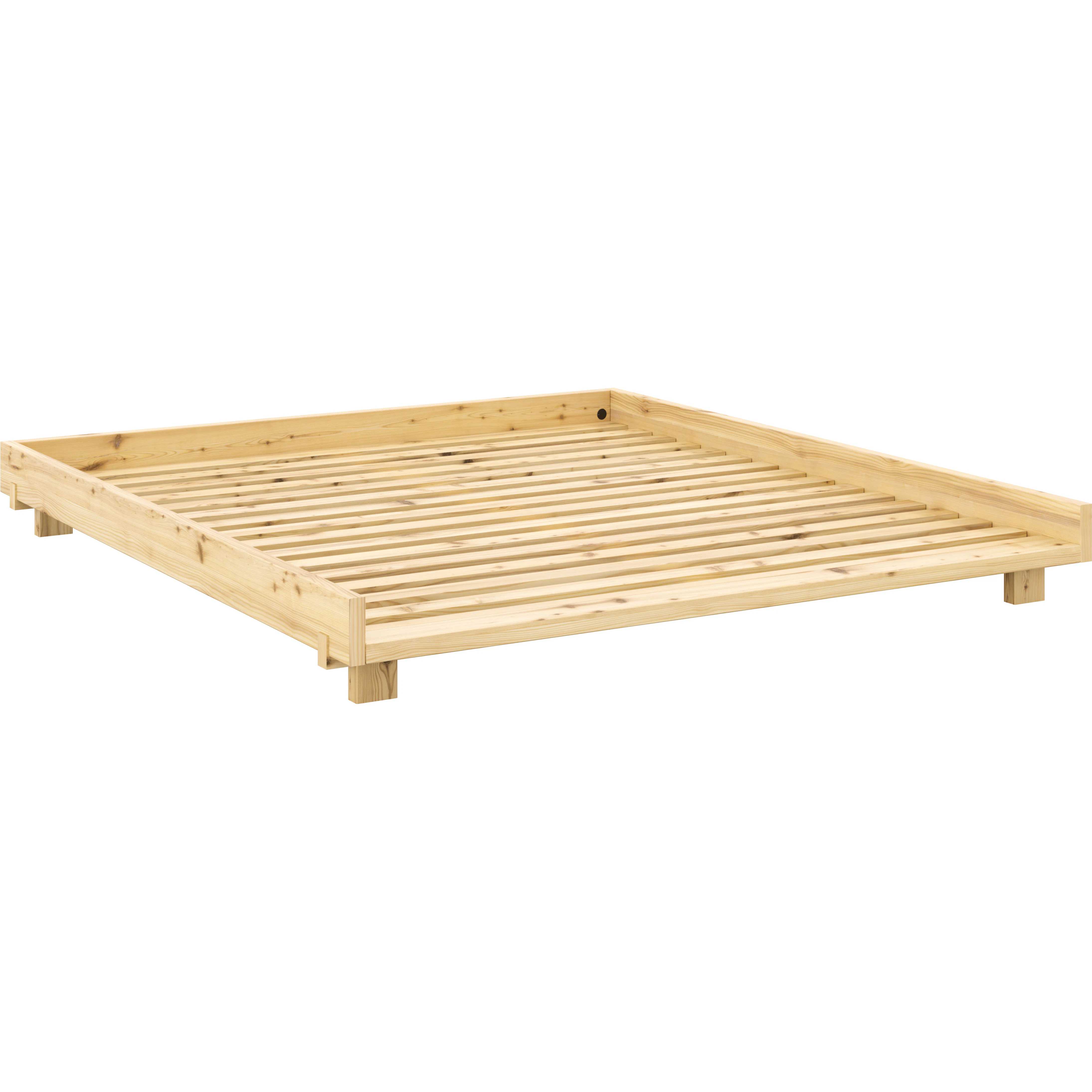 Karup Social Sängram Klarlackad 180x200 Cm - Sängar Furu Natural