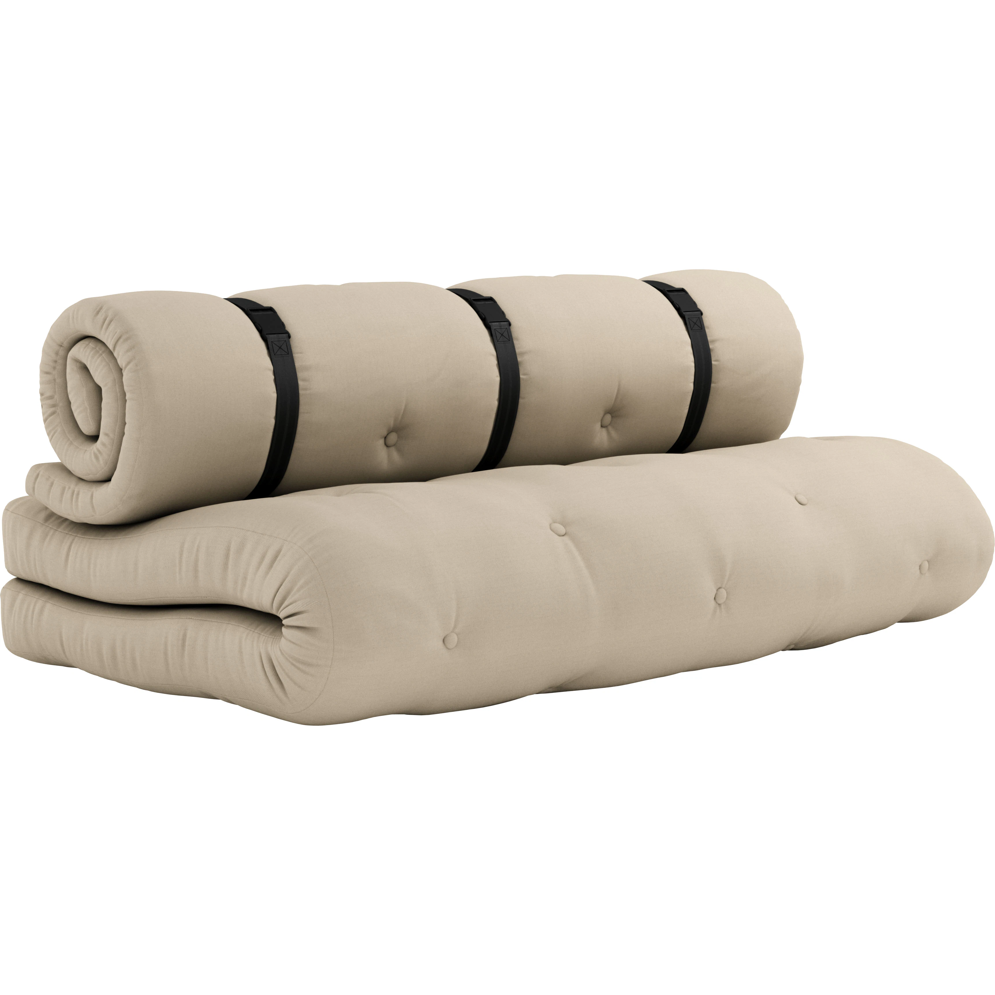 Karup Buckle-up Soffa Med B&auml;lte Utomhus / Svart - Modulsoffor Akryl Beige