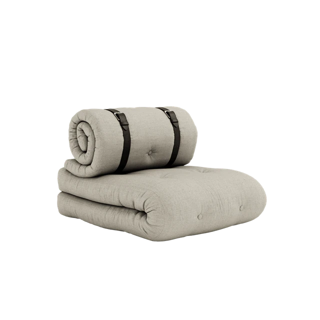 Karup Sp&auml;nnf&aring;t&ouml;lj Med Madrass Och B&auml;lte 914 Linne/brun - Akryl Linen