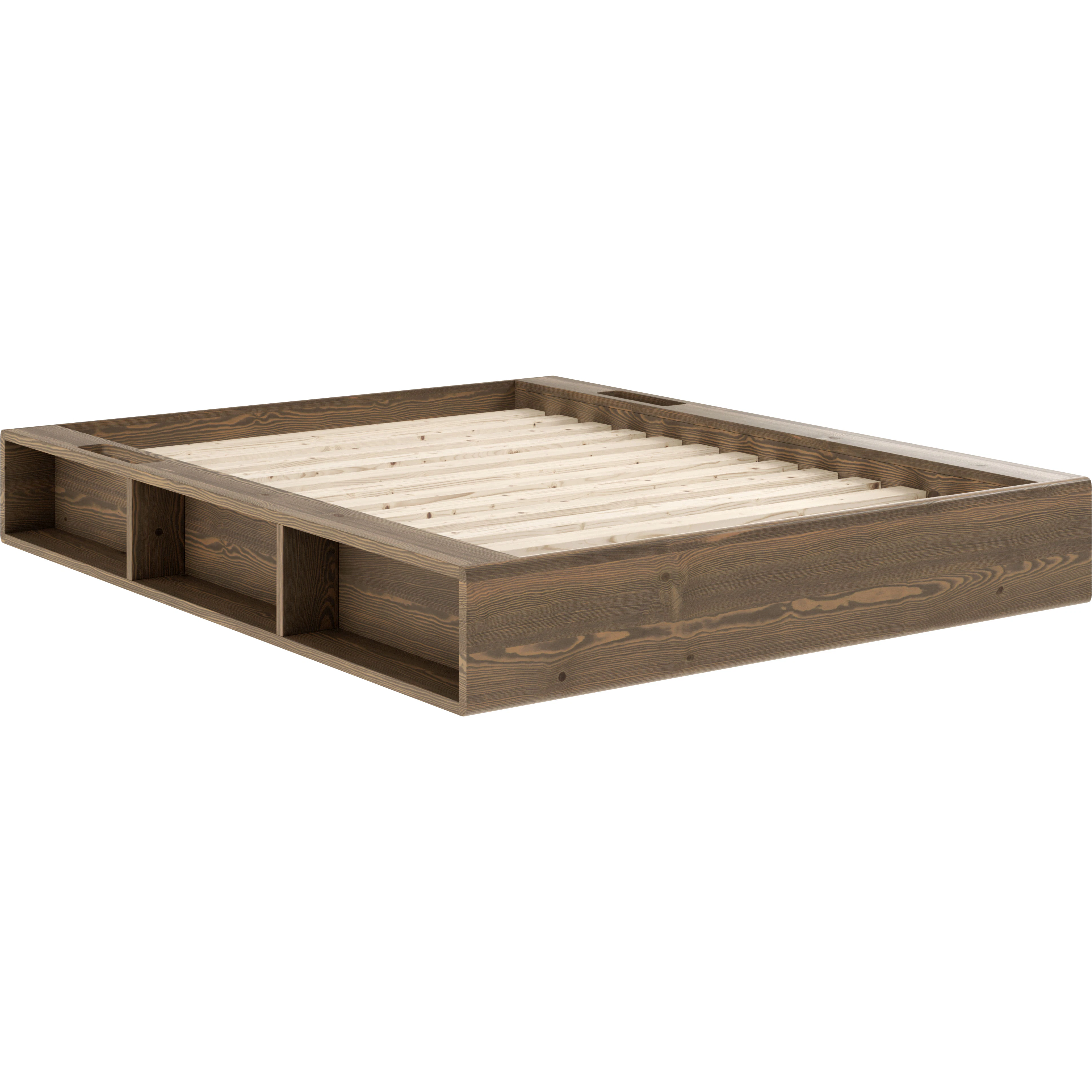 Karup Ziggy Sängram 140x200 Cm - Sängar Furu Carob Brown