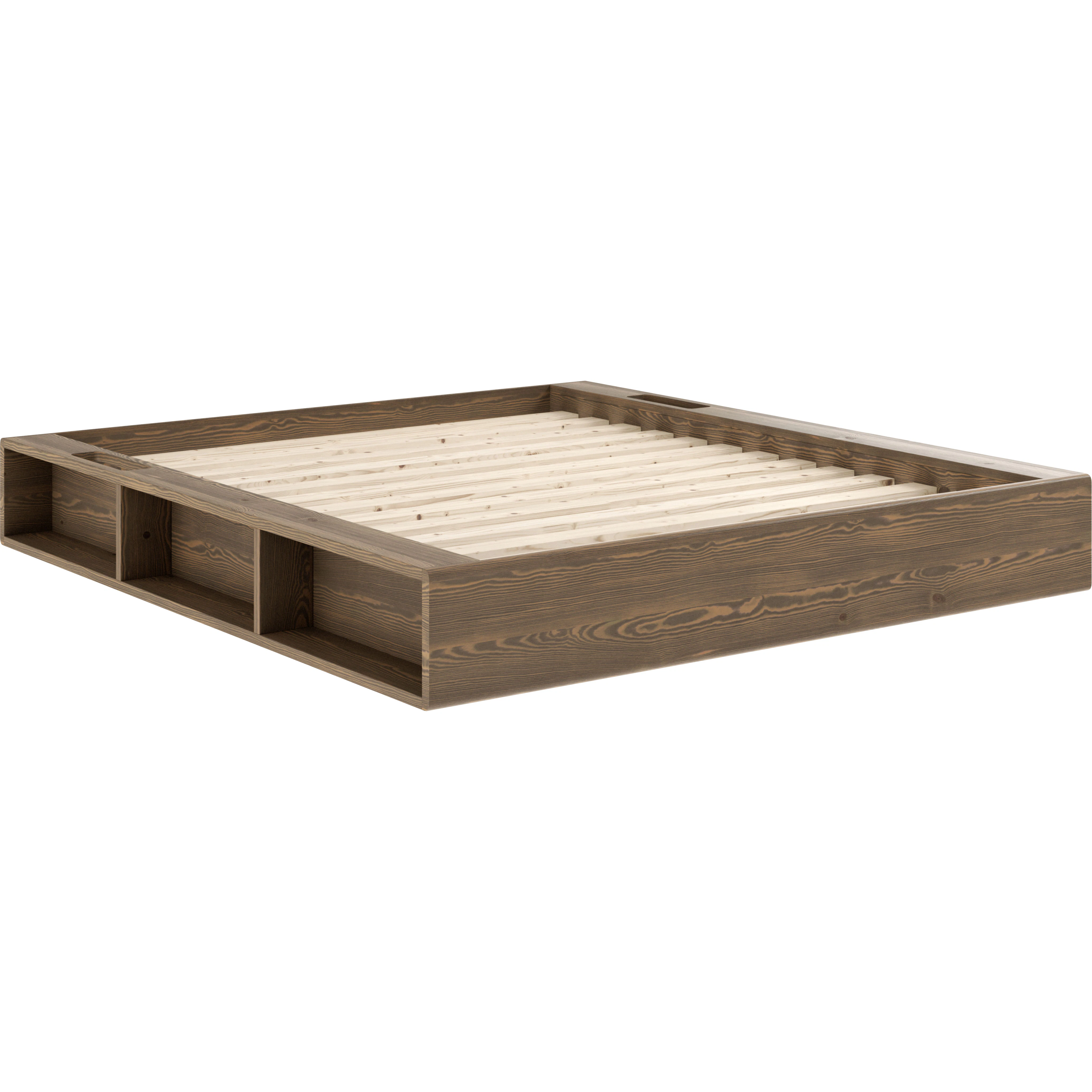 Karup Ziggy Sängram 160x200 Cm - Sängar Furu Carob Brown