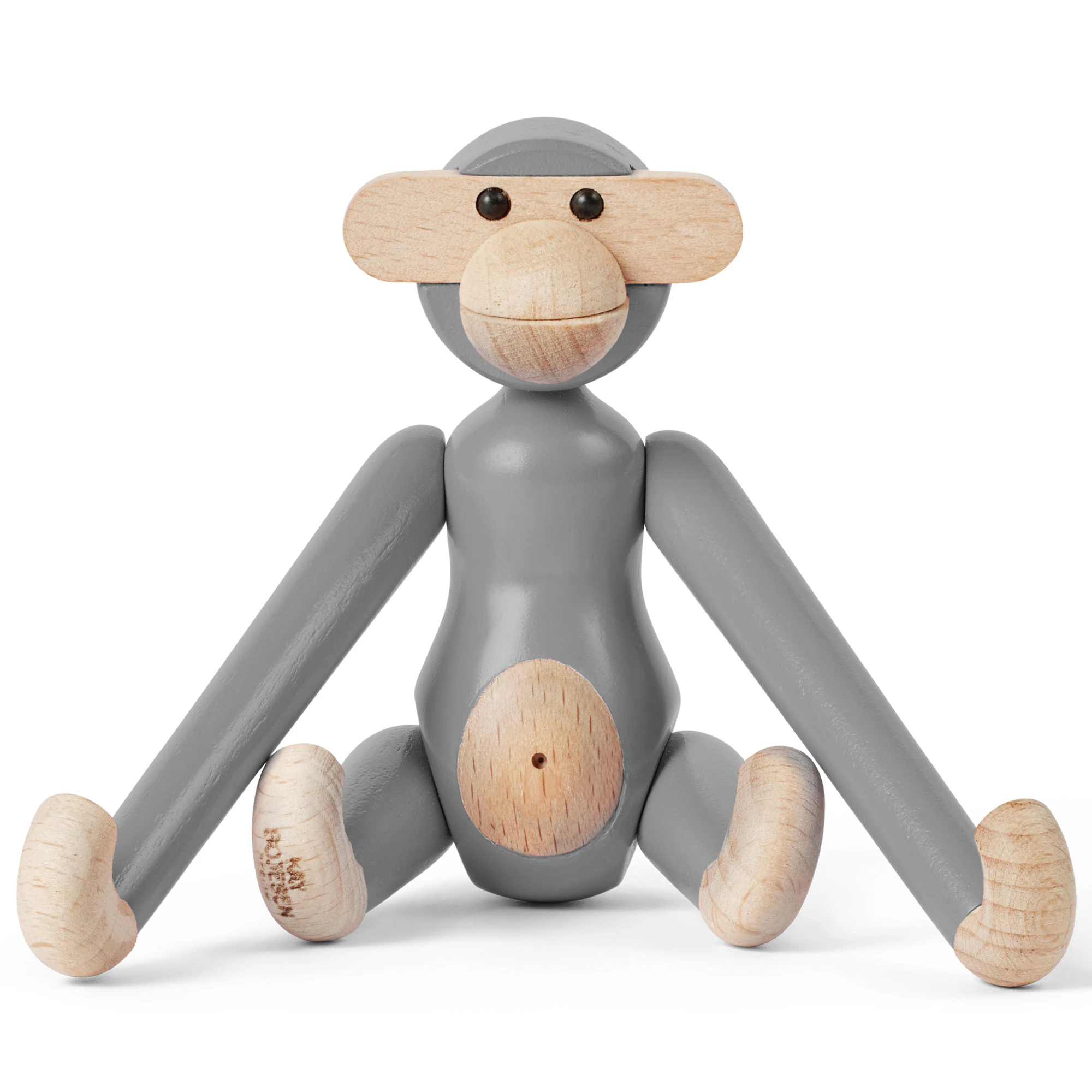 Kay Bojesen Apa - Träfigurer Målad Bok Grå