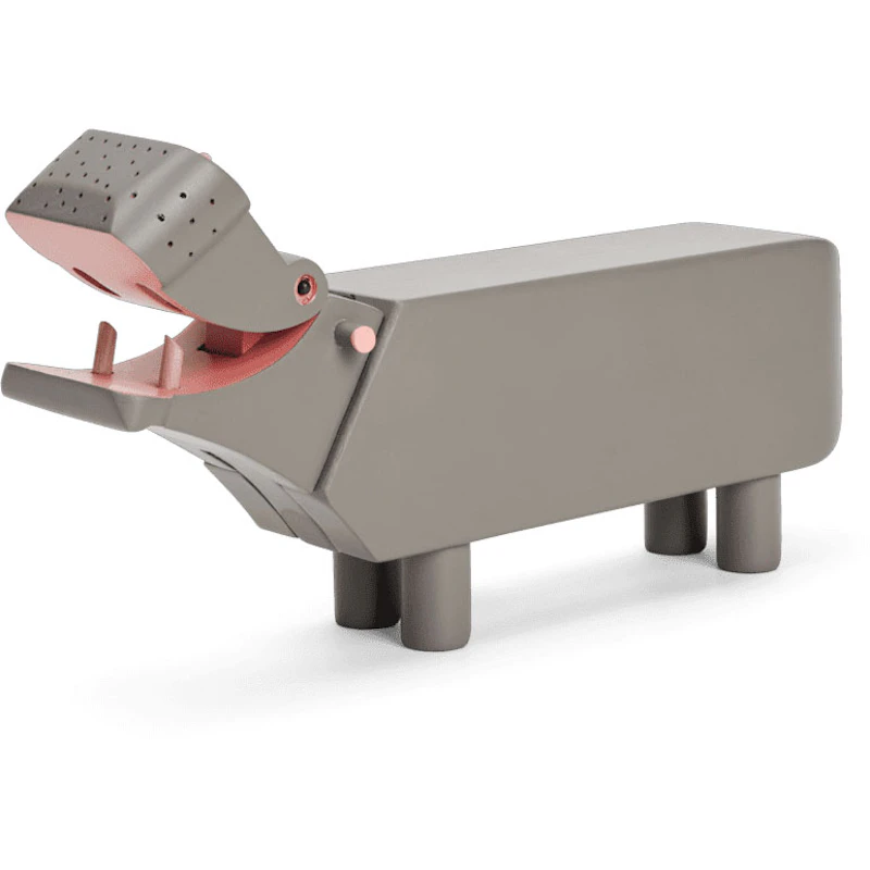 Flodhäst 9 cm, Grå