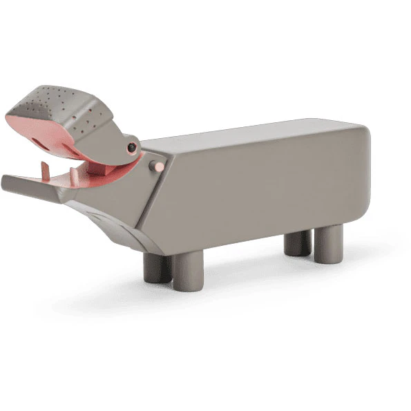 Kay Bojesen Liliput Flodhäst 6 Cm - Träfigurer Bok Grå