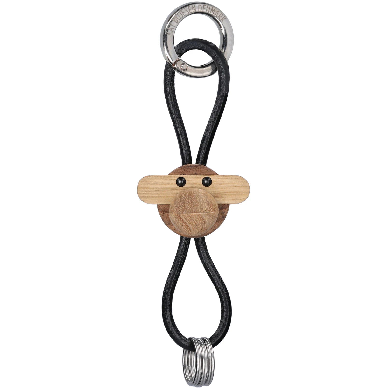 Kay Bojesen Nyckelring Apa / Silver - Dekorativa Accessoarer Teak Svart
