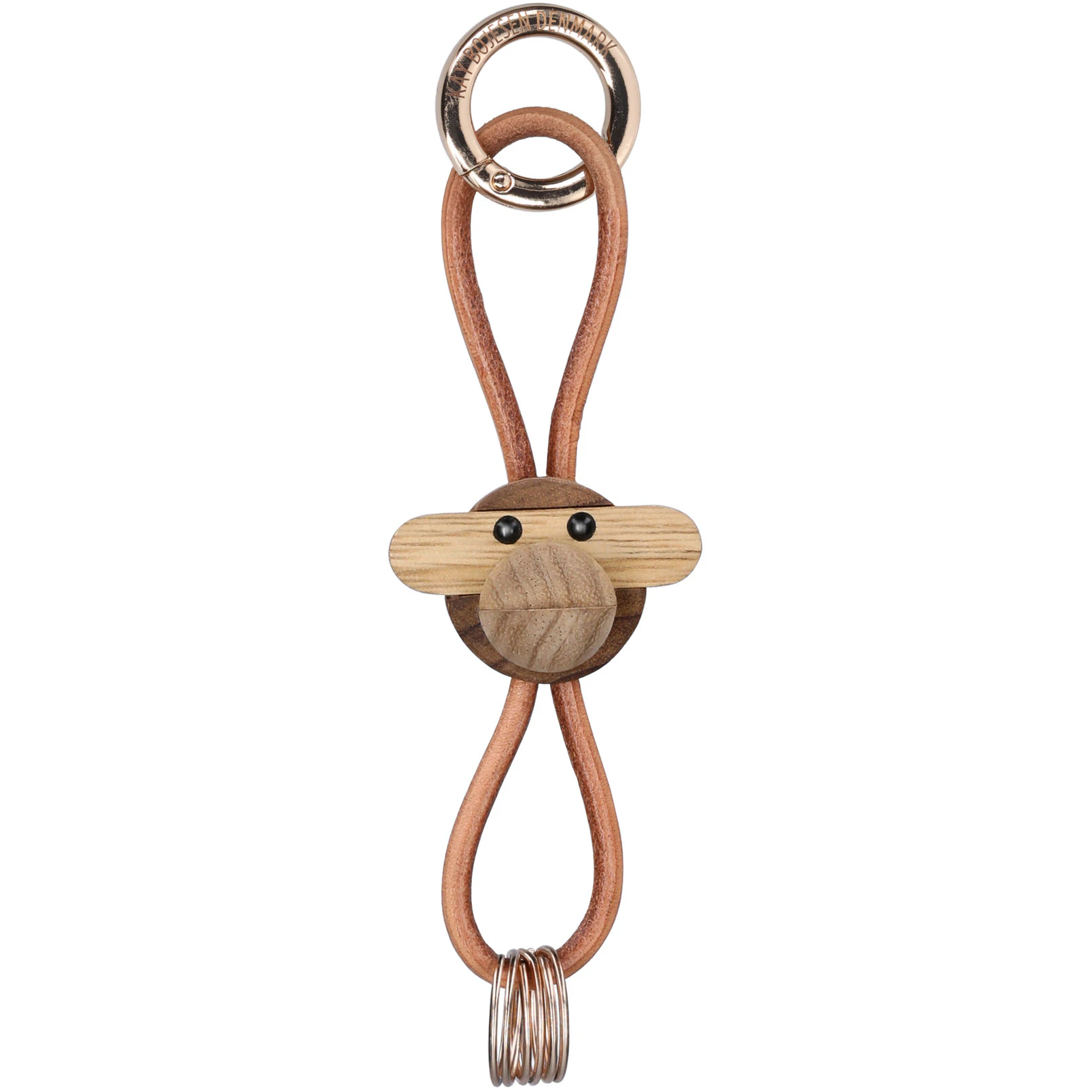 Kay Bojesen Nyckelring Apa / Guld - Dekorativa Accessoarer Teak Brun