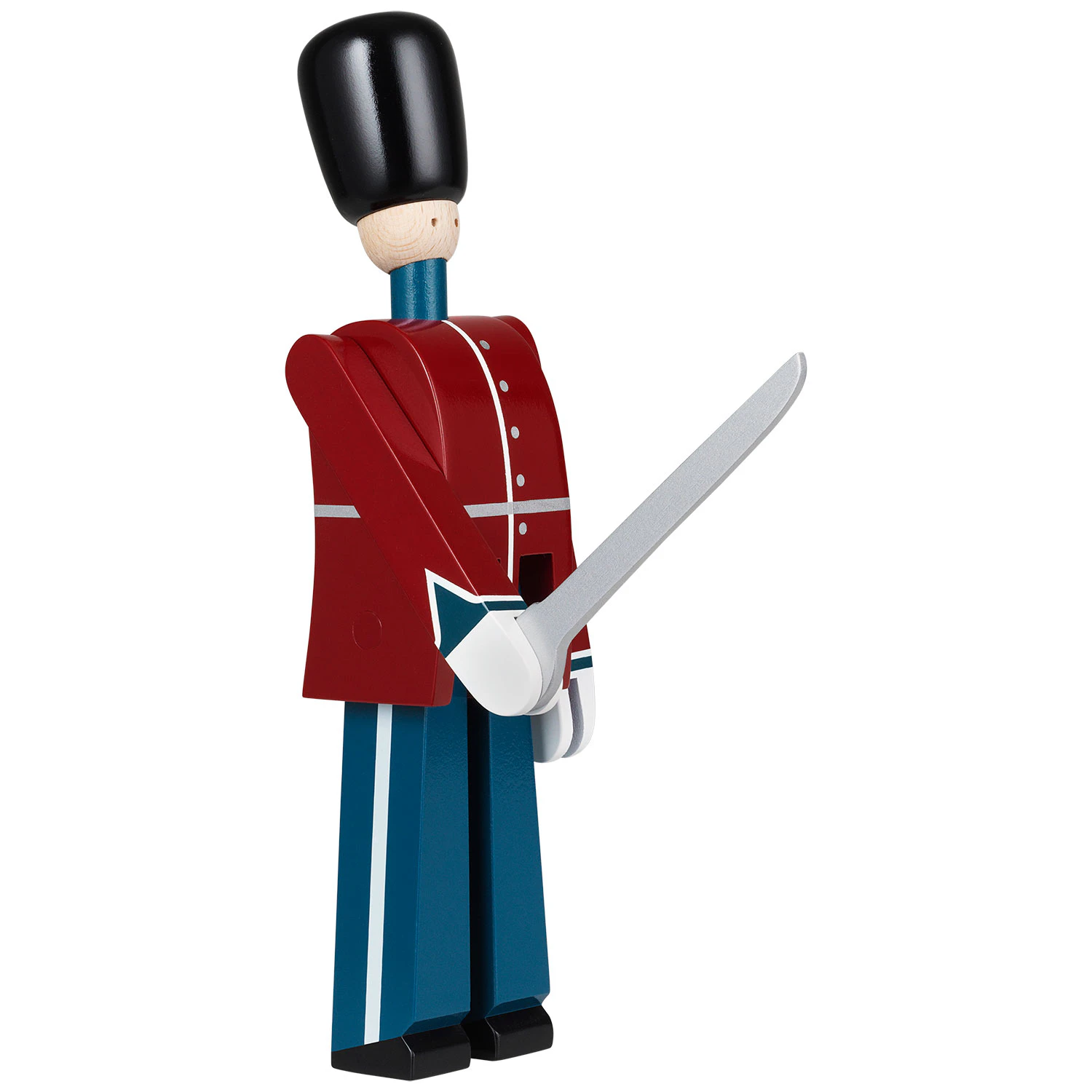Kay Bojesen Officer Med Svärd - Träfigurer Bok Blå