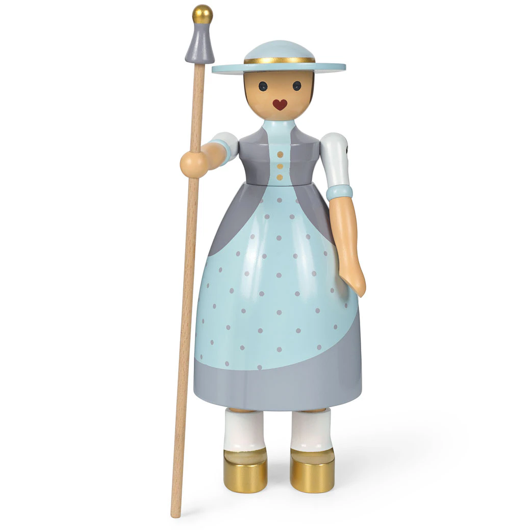 Kay Bojesen Shepherdess Träfigur - Träfigurer Bok Ljusblå