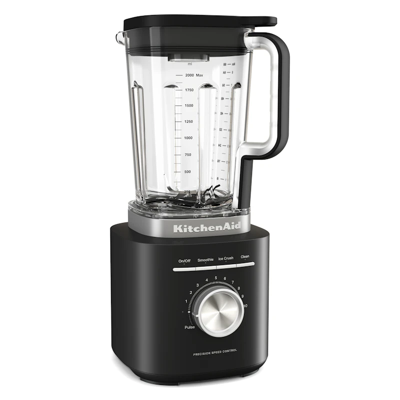 Pure Power Blender Med plastkanna 2 L, Mattsvart