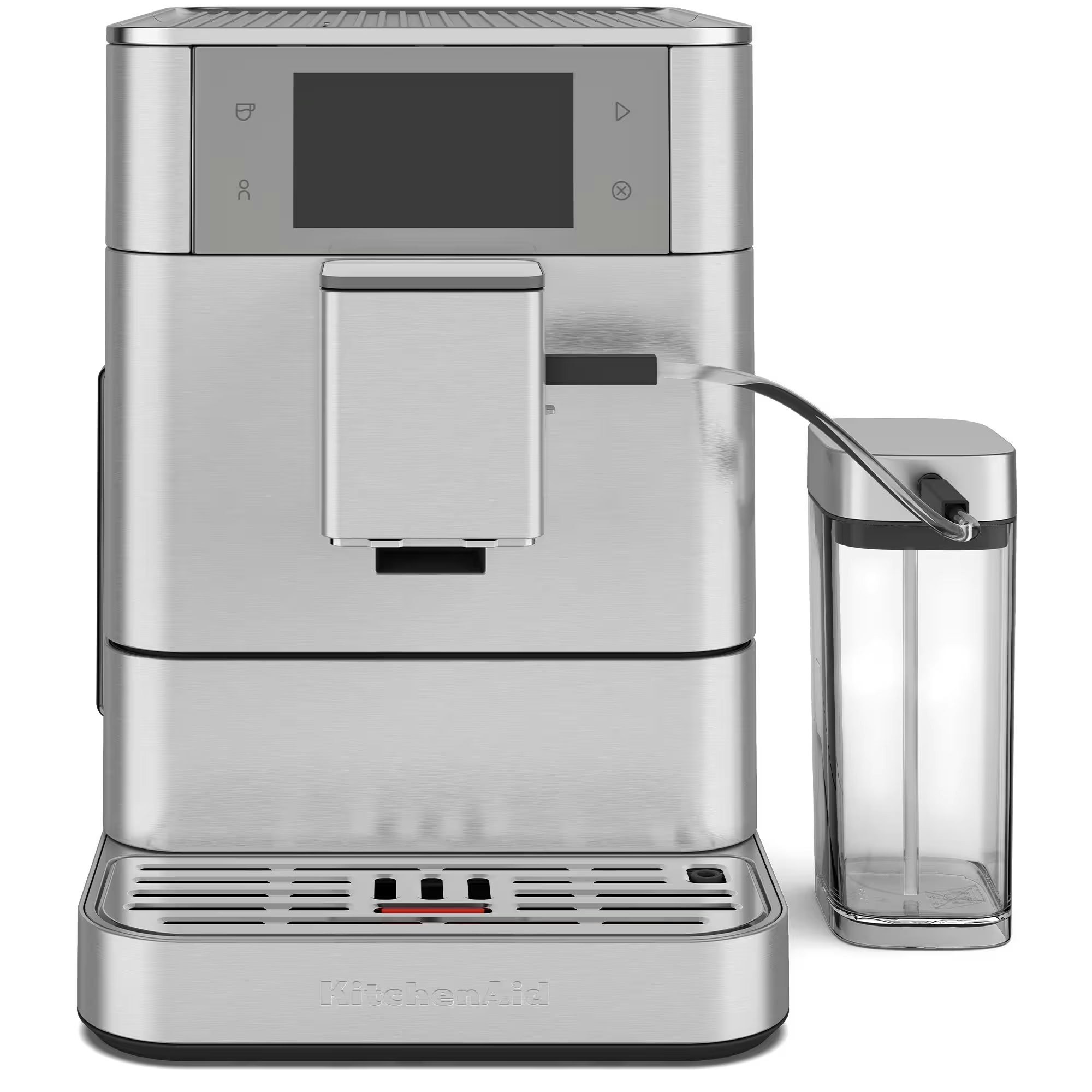 Kitchenaid 5kes8558esx Helautomatisk Espressomaskin Kf8 - Espressomaskiner & Tillbehör Plast Rostfritt Stål