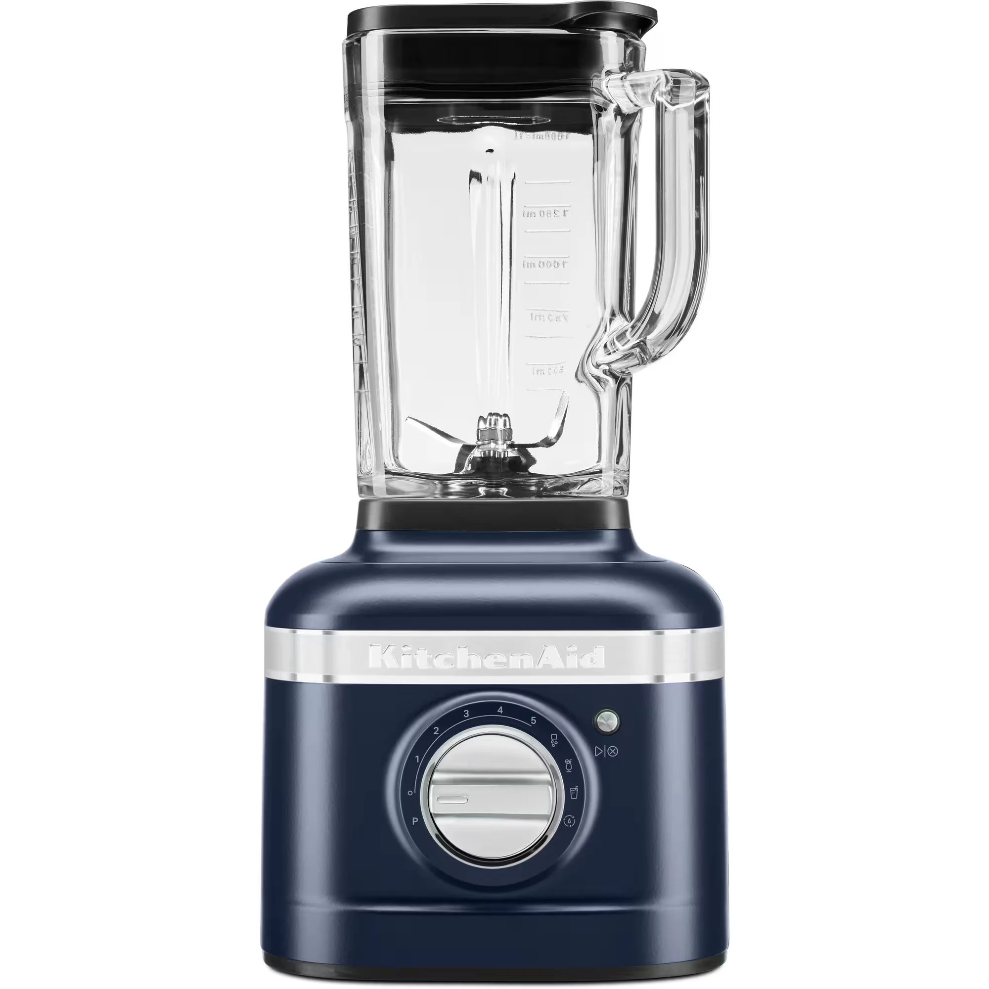 kitchenaid 5ksb4026eib k400 artisan blender 1,4 l ink blue - glas bläckblå