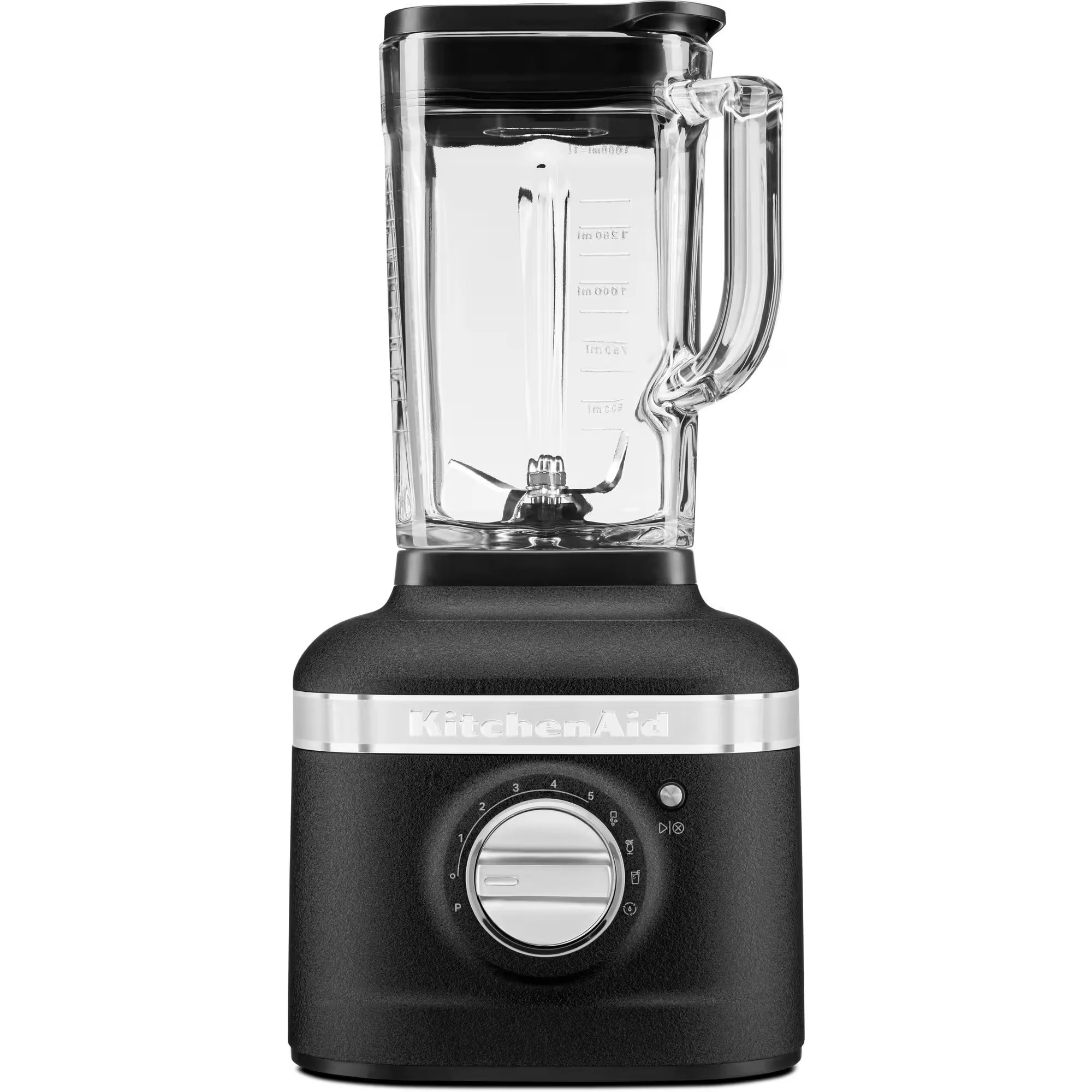 kitchenaid 5ksb4026ebk k400 artisan blender 1,4 l svart - glas gjutjärn