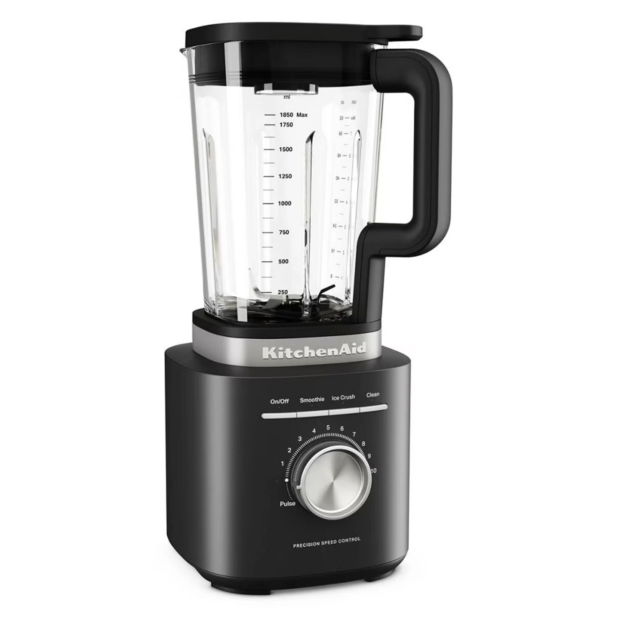 Kitchenaid Pure Power Blender Med kanna 1,85 L - Glas Mattsvart