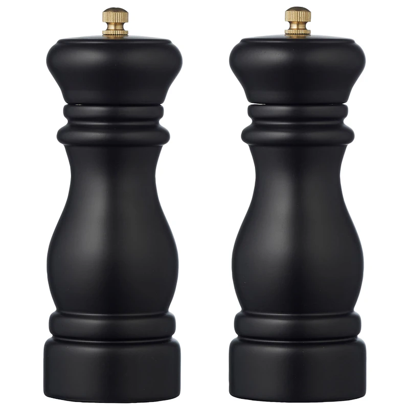 Himalaya Salt- Och Pepparset 16,5 cm, Svart