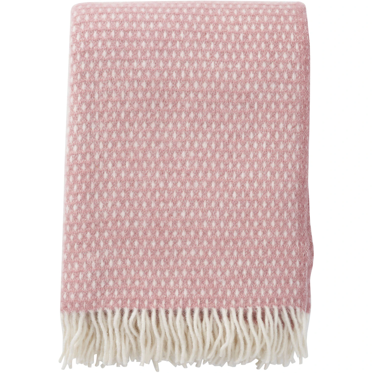 Klippan Yllefabrik Knut pläd 130x200 Cm - Plädar & Filtar Ull Rosa