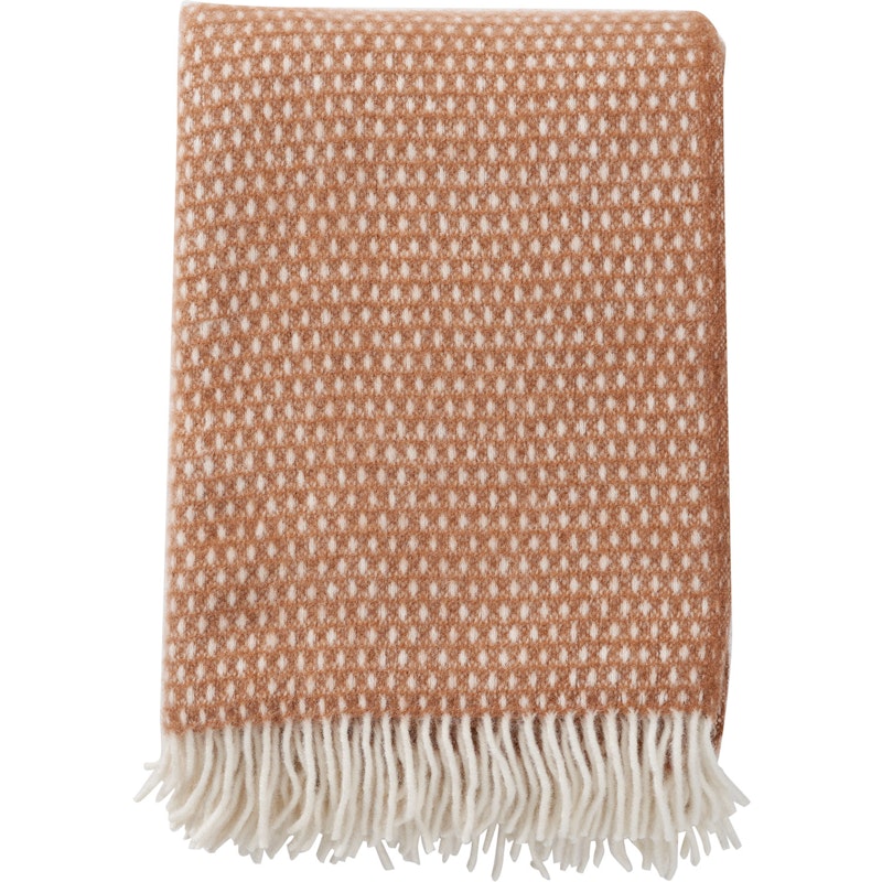 Knut Ullpläd 130x200 cm, Nougat
