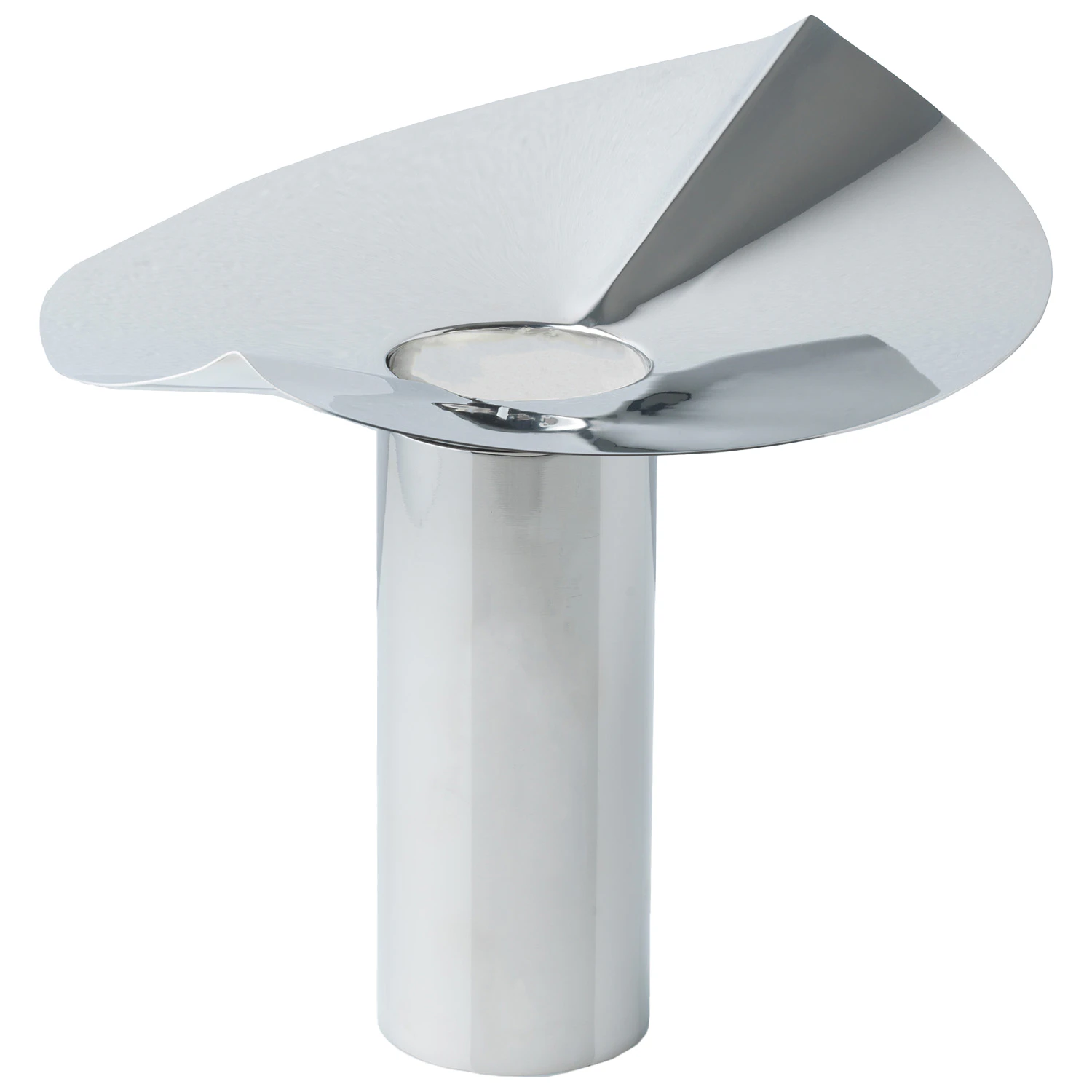 Klong L&ouml;v Ljuslykta / Vas Rostfritt - Ljusstakar St&aring;l