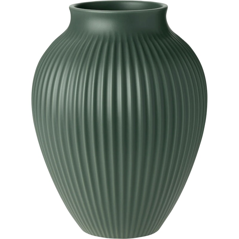 Vas Räfflad 27 cm, Celadon Green
