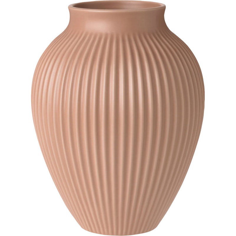 Vas Räfflad 27 cm, Dusty Rose