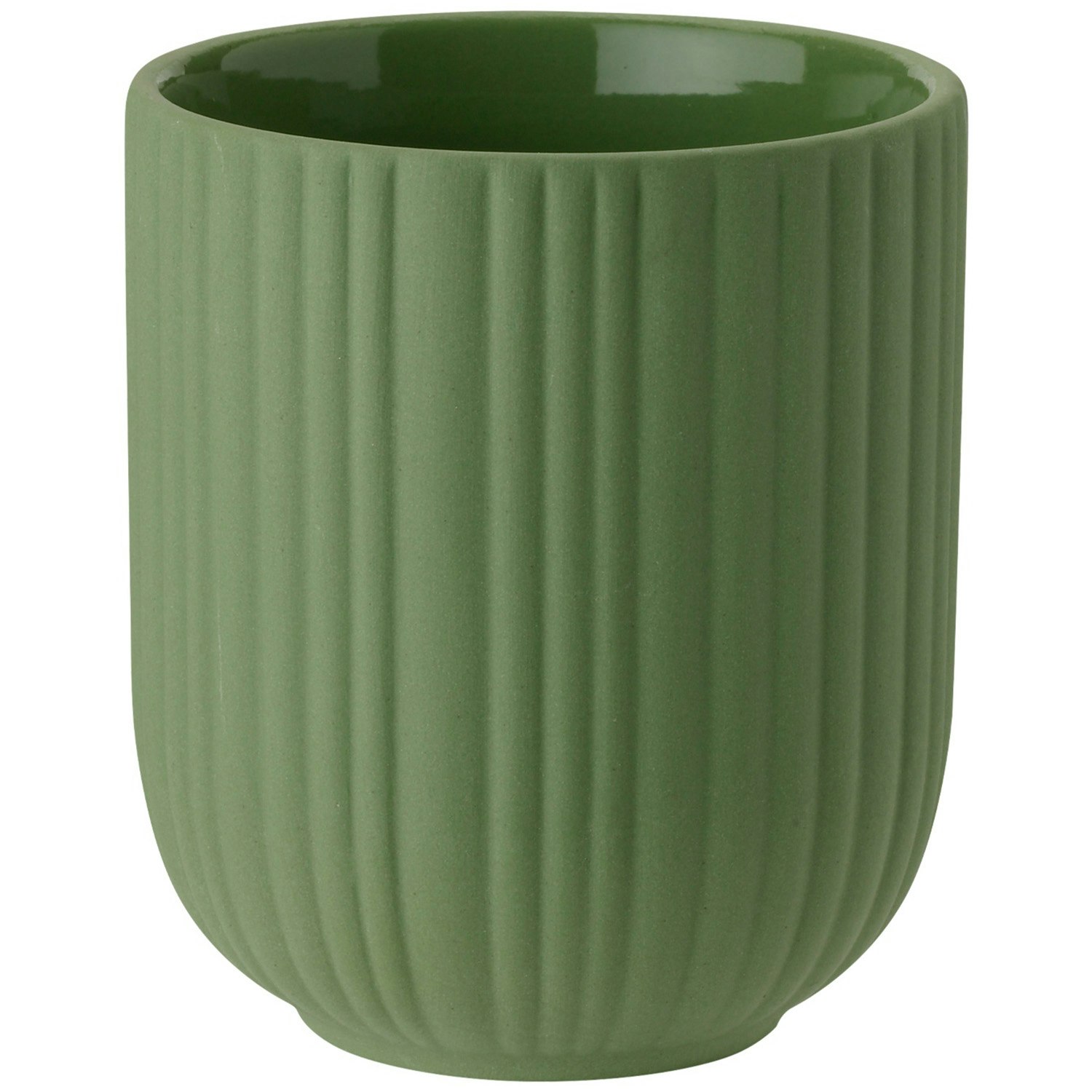 Knabstrup Keramik Verda Mugg 25 Cl Grass Green - Kaffekoppar Stengods Gr&auml;sgr&ouml;n