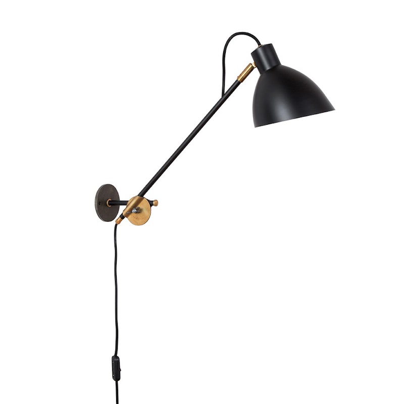 KH#1 Vägglampa Lång, Svart
