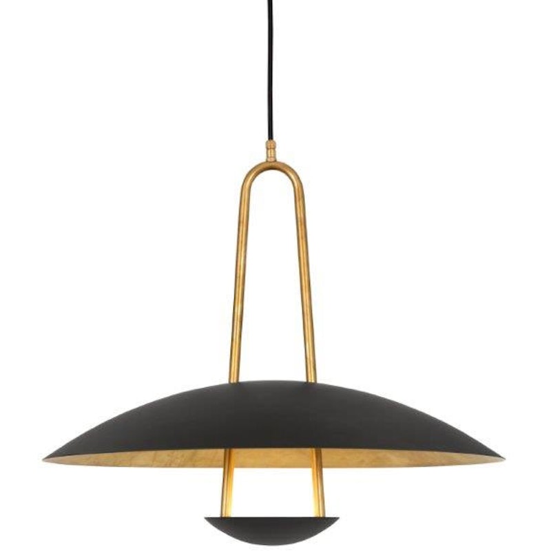 Satellit Pendel Rå Mässing / Svart, 55 cm