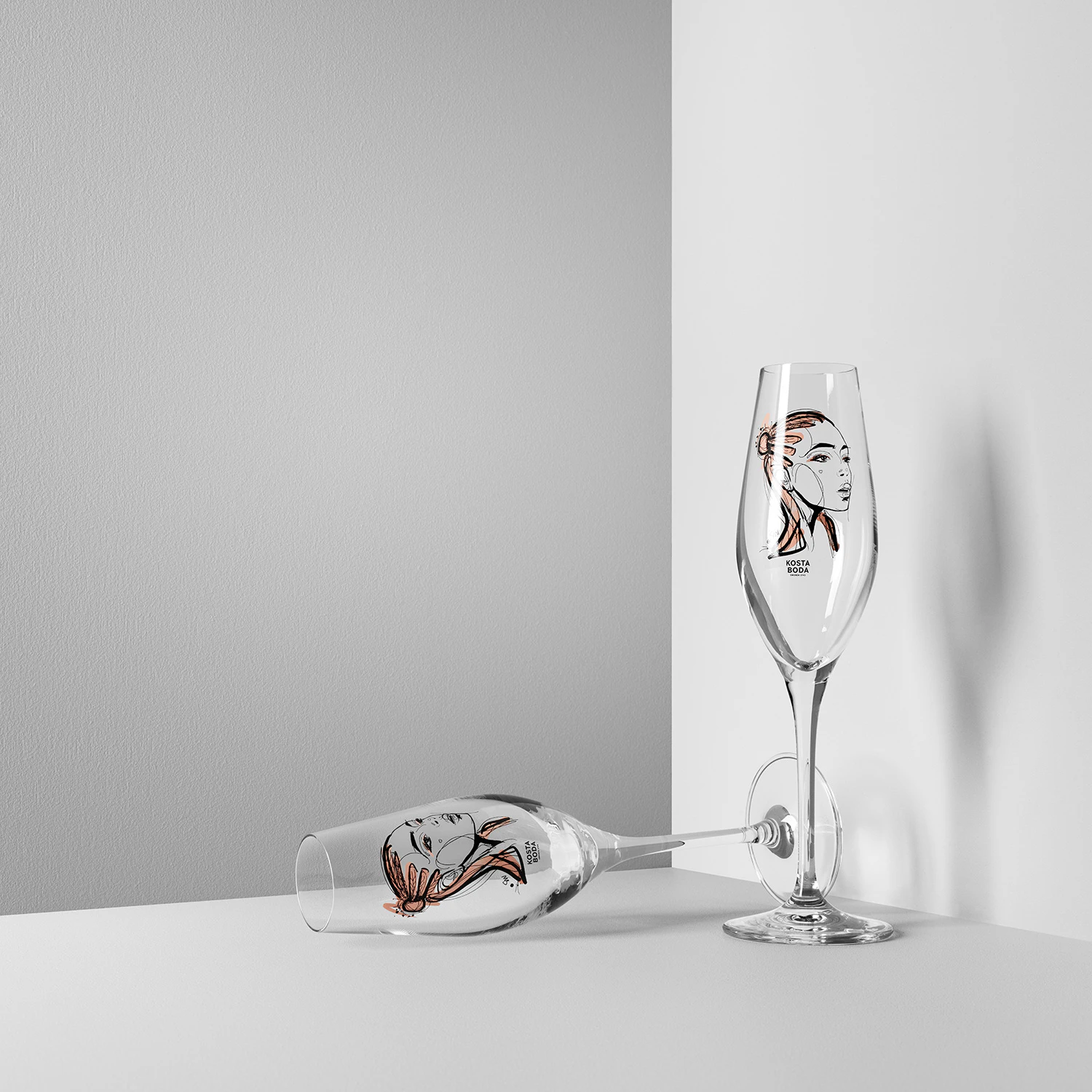 Kosta Boda All About You Champagne 23 Cl 2-pack Forever Yours, klar från Kosta Boda, bild 2