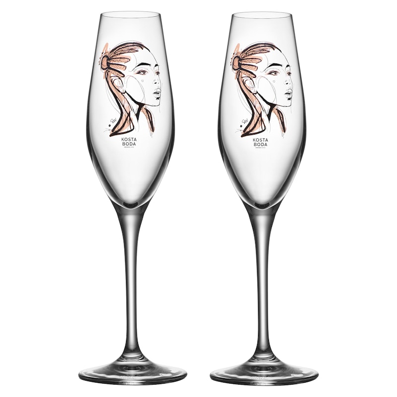All About You Champagneglas 23 cl 2-pack, Forever Yours