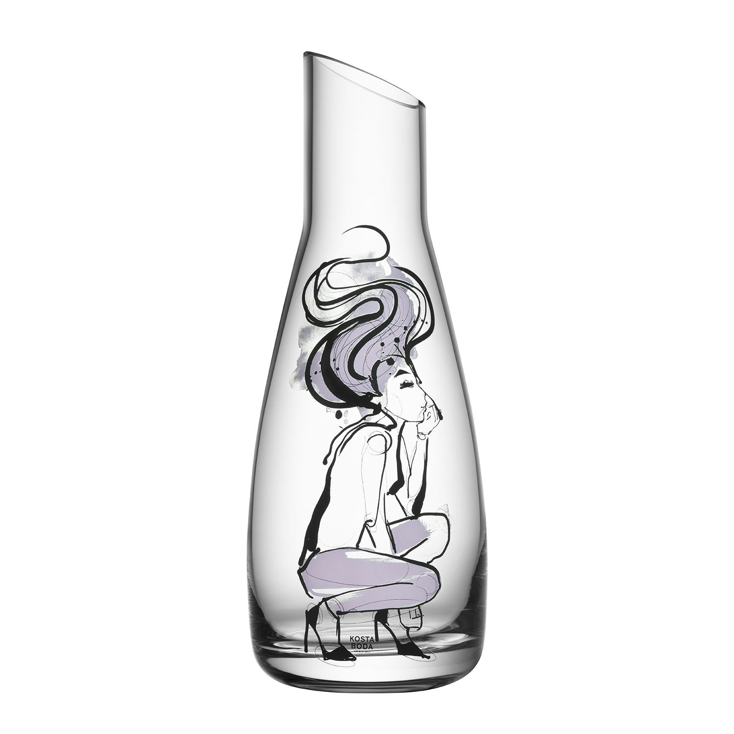 Kosta Boda All About You Karaff 1 L Her - Vattenkaraffer & Vattenkannor Glas Klar