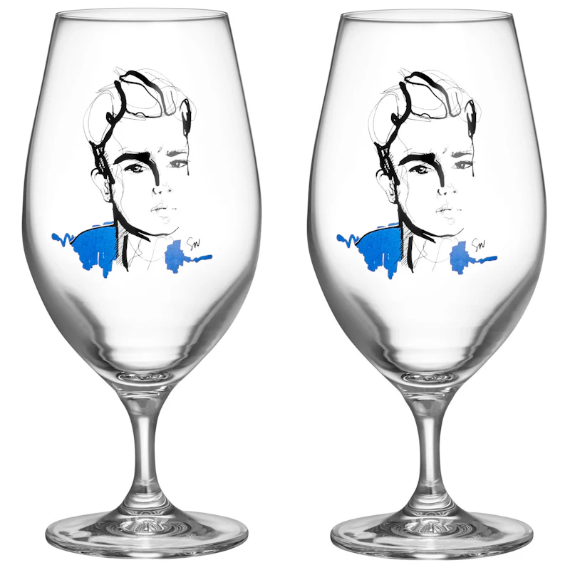 All About You Ölglas 40 cl 2-pack, Celebrate Him