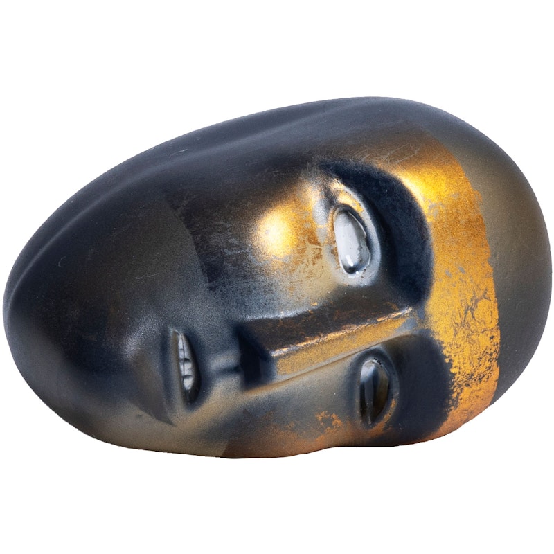 Brains Konstglas You Exist; Here And Now, Amber / Blå / Guld