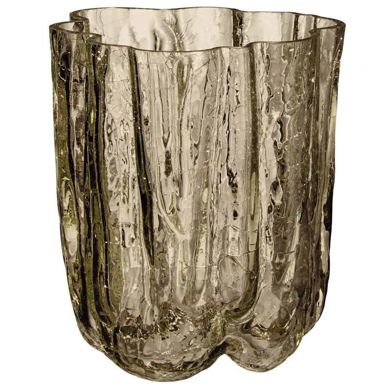 Crackle Vas 12,1 cm, Taupe
