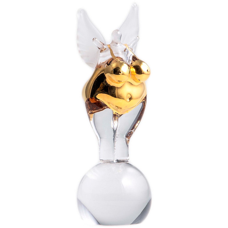 Golden Angel Konstglas