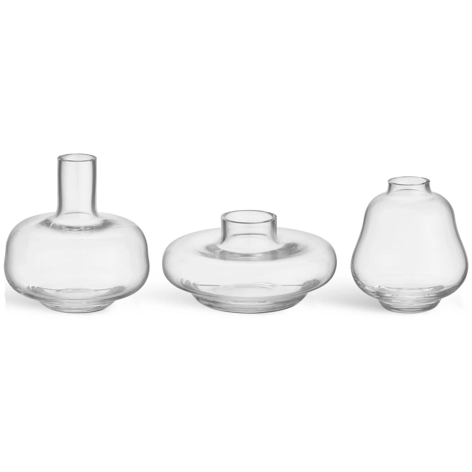 Kosta Boda Kappa Vaser 3 Delar - Vaser Glas Klar