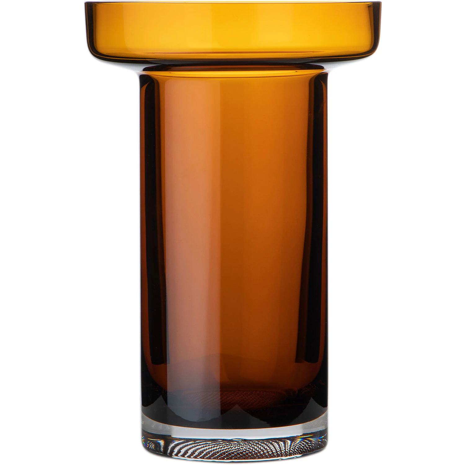 Kosta Boda Limelight Rosvas 23 Cm Amber - Vaser Glas B&auml;rnsten