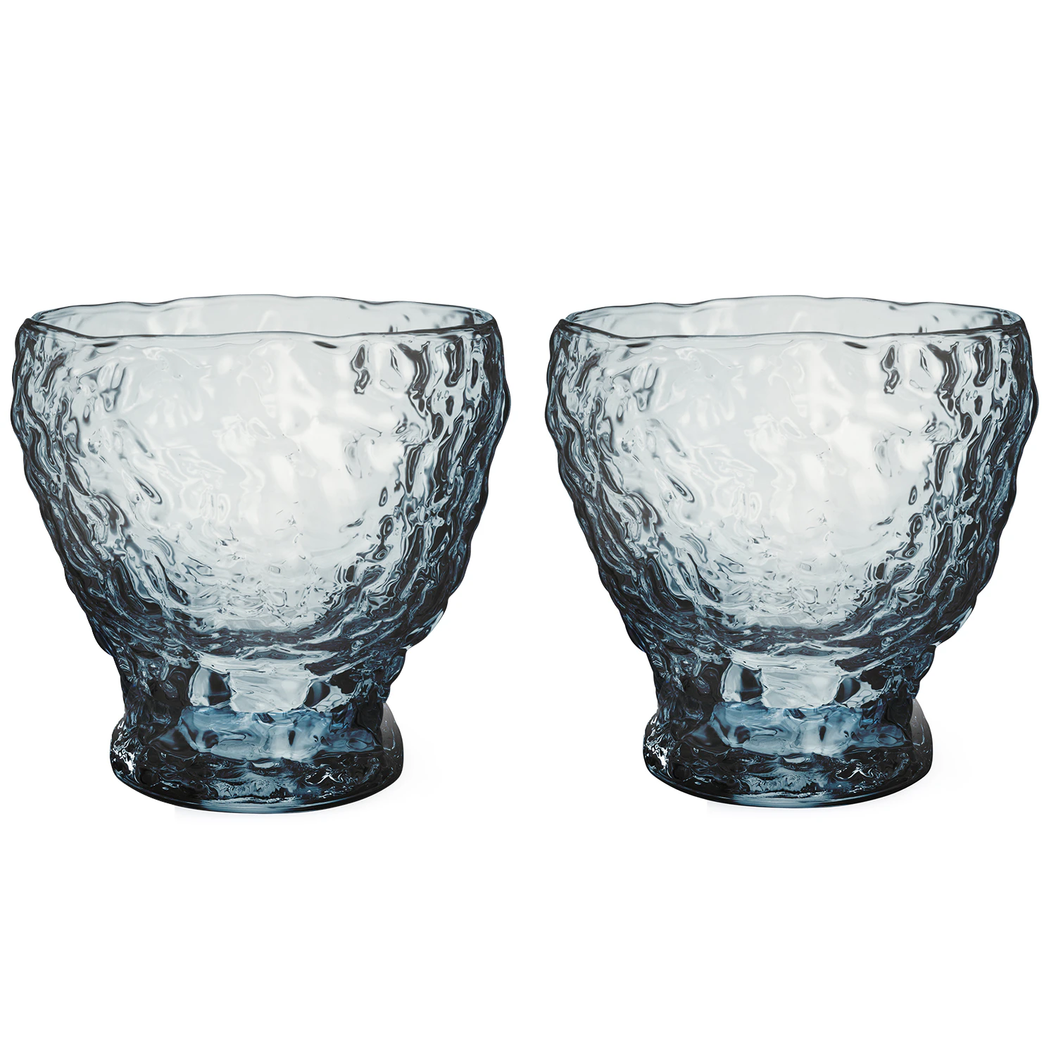 kosta boda moss tumblerglas 33 cl 2-pack - dricksglas kristallglas cirkulär